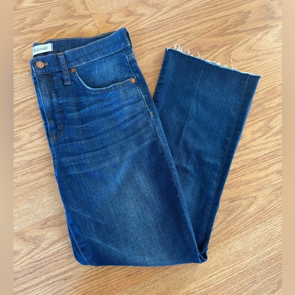 MADEWELL Cali Demi-Boot Raw Hem NWOT size 29